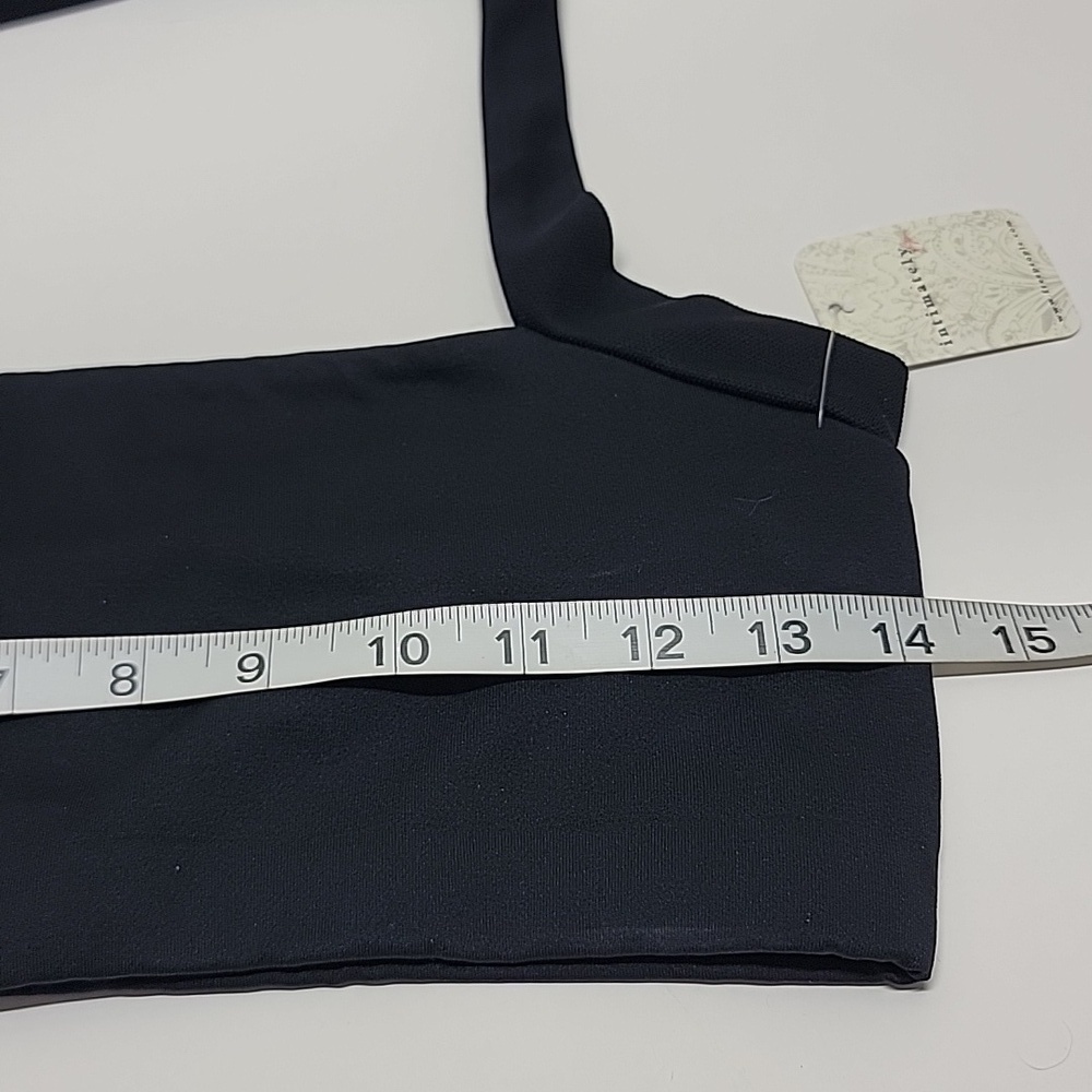 FREE PEOPLE INTIMATELY NWT BLACK BANDEAU BRALETTE HALTER SIZE M - L - Picture 7 of 9
